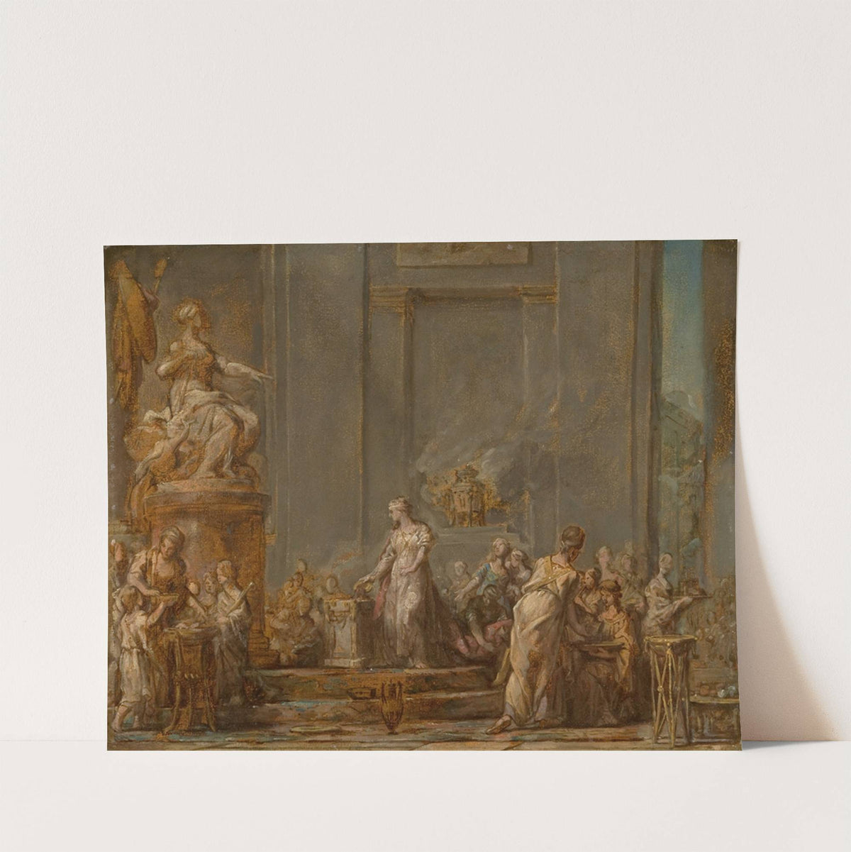 Dido's Sacrifice to Juno by Jean Bernard Restout