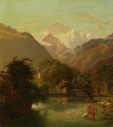 Die Ansicht der Jungfrau, bey Interlaken (1915-1945)