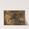 Die Austreibung aus dem Paradies (1. Mose 3, 23-24) by Johann Wilhelm Schirmer