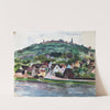 Die Bergfeste Dilsberg bei Heidelberg by Otto Geigenberger