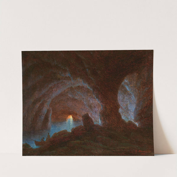 Die Blaue Grotte auf Capri (1870) by Robert Kummer