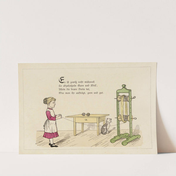 Die brave Berta und die böse Lina Pl.09 (1905) by Lothar Meggendorfer