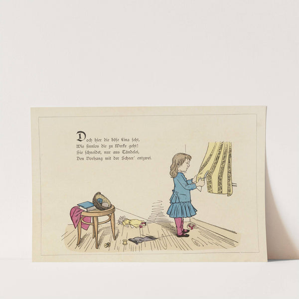 Die brave Berta und die böse Lina Pl.10 (1905) by Lothar Meggendorfer