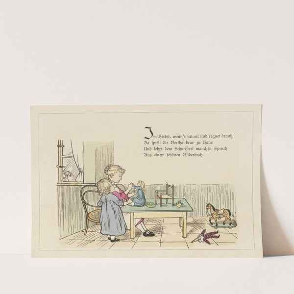 Die brave Berta und die böse Lina Pl.13 (1905) by Lothar Meggendorfer