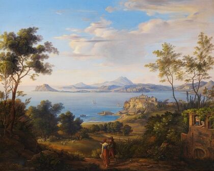 Die Bucht von Pozzuoli bei Neapel
