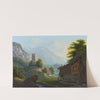Die Burg Resti im Meirigerthal by Johann Heinrich Bleuler the Younger