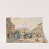 Die Burggassen-Linie in Wien (Ecke Kaiserstraße und Burggasse) by Franz Reinhold