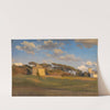 Die &#039;Casina di Raffaello&#039; und ein Aussichtsturm im Park der Villa Borghese by Johann Wilhelm Schirmer