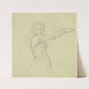 Die den rasenden Roland zugunsten eines neuen Liebhabers verlassende Angelika aus der &#8216;Szene im ariostischem Geist&#8217; (ca. 1856) by Victor Müller