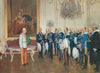 Die deutschen Bundesfürsten huldigen Kaiser Franz Joseph