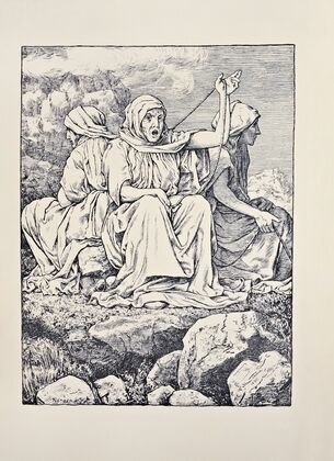 Die drei Nornen. Graue Gewander (1897)