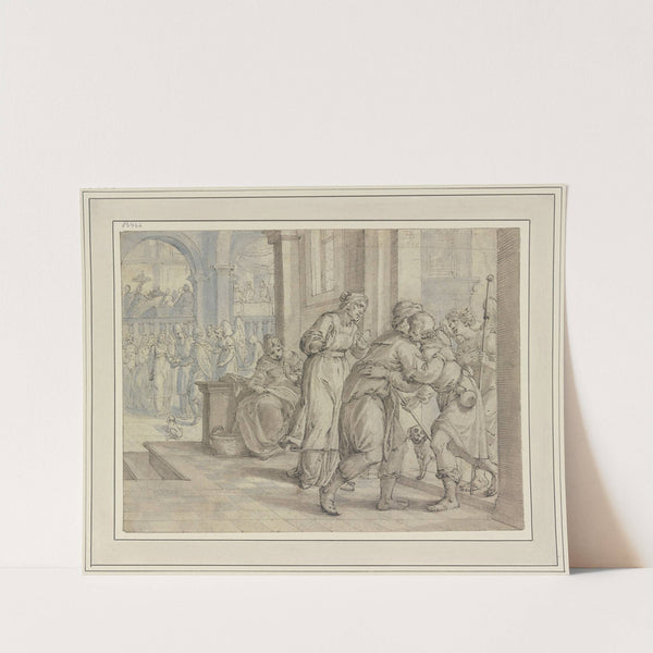 Die Einkehr des Tobias bei Raguël by Augustin Braun