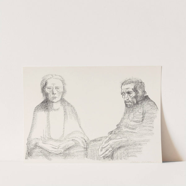 Die Eltern (1919) by Käthe Kollwitz