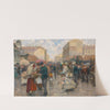 Die Favoritenlinie (im Jahre 1890) (1913) by Wilhelm Gause