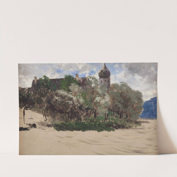 Die Frauenkirche am Chiemsee by Joseph Wopfner
