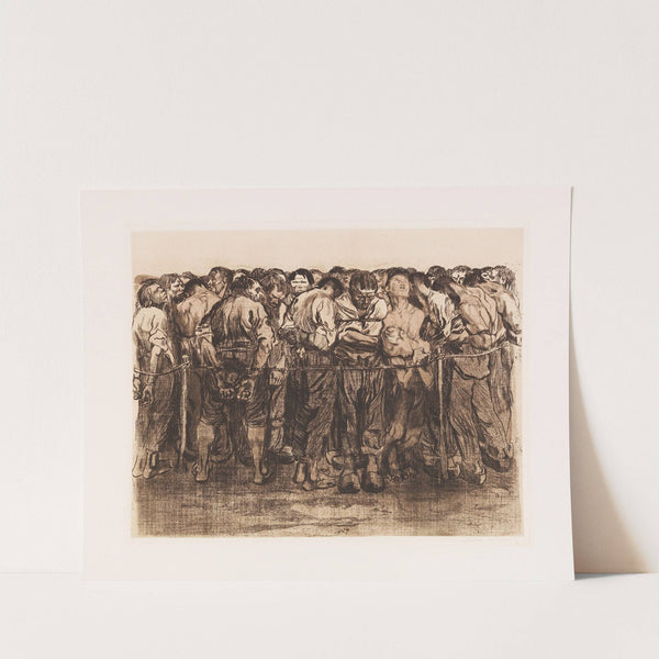 Die Gefangenen (1908) by Käthe Kollwitz