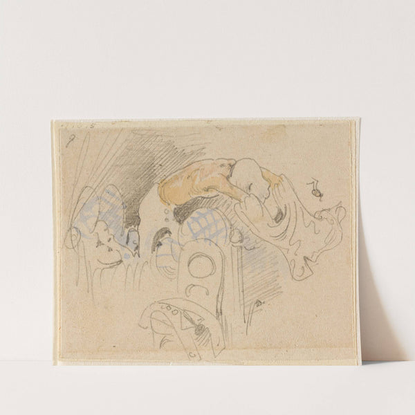 Die gestörte, aber glücklich wieder errungene Nachtruhe (Der Floh); 9 by Wilhelm Busch