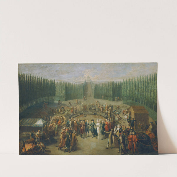 Die Grundsteinlegung des Concordiatempels in Laxenburg by Martin Knoller