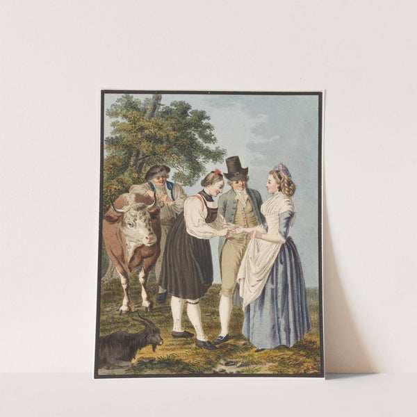 Die Guggisberger Wahrsagerin by Gottfried Locher