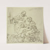 Die Heilige Familie an der Wiege by Raymond Lafage