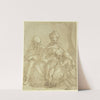 Die Heilige Familie mit dem Johannesknaben. by Luca Cambiaso