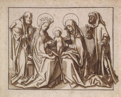 Die heilige Sippe (Anna Selbdritt mit Joseph und Joachim)