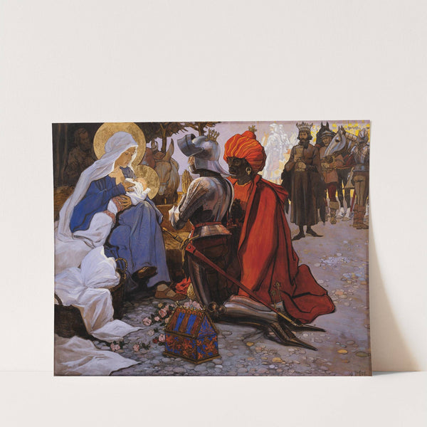 Die heiligen drei Könige by Maximilian Liebenwein