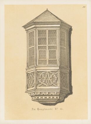 Die interessantesten Chörlein an Nürnberg’s mittelalterlichen Gebäuden Pl.23 (1850)