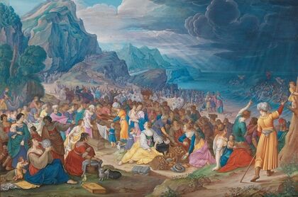 Die Israeliten nach dem Durchzug durch das Roten Meer