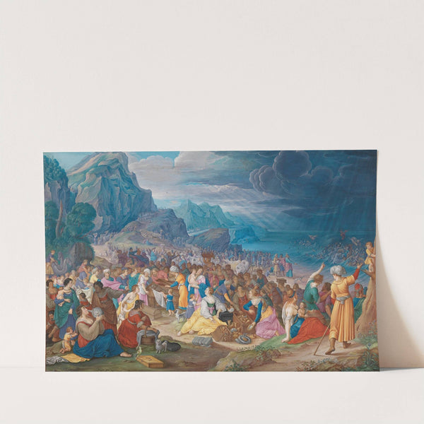 Die Israeliten nach dem Durchzug durch das Roten Meer (1637) by Johann Jacob Besserer