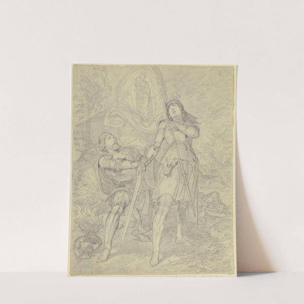 Die Jungfrau von Orleans und Lionel 2 by Ferdinand Fellner