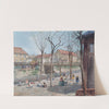 Die Kettenbrücke über den Wienfluß by Ferdinand Weckbrodt