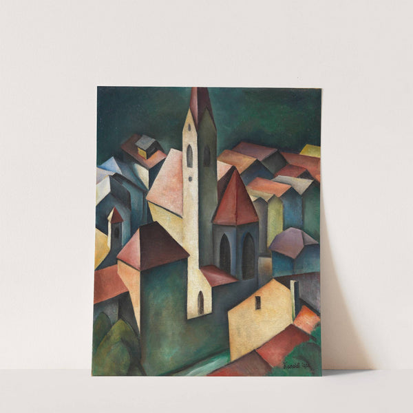 Die Kirche III (St. Andreas in Klausen, Südtirol) by Alexander Kanoldt