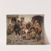 Die Kraftprobe (1898) by Franz von Defregger