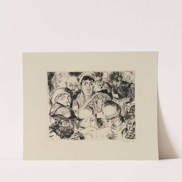 Die Kriegserklärung (1914) by Max Beckmann