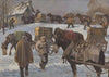 Die letzten Cabskutscher bei der Schneeabfuhr (1943-1944)