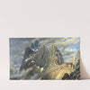 Die Meilerhütte im Wettersteingebirge (von Osten aus gesehen) (1898) by Rudolf Reschreiter