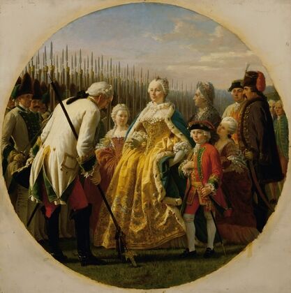 Die Musterung bei Solenau im Jahr 1749 (1865)