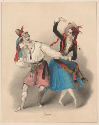 Catarina, ou la fille du brigand, the grand ballet by M. Perrot (1846)