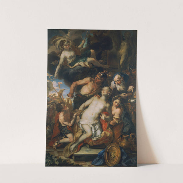Die Opferung Iphigeniens by Johann Michael Rottmayr