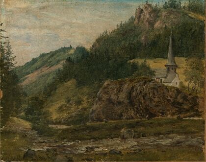 Die Oswaldkapelle bei Höllsteig im Höllental