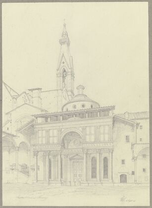 Die Pazzi-Kapelle bei Santa Croce in Florenz