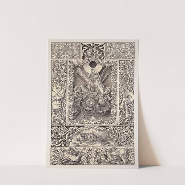 Die Pflanze in Kunst und Gewerbe Pl.103 by Anton Seder