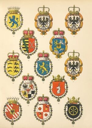 Die Ritter des Koniglich Preussichen Hohen Ordens Pl.06 (1881)