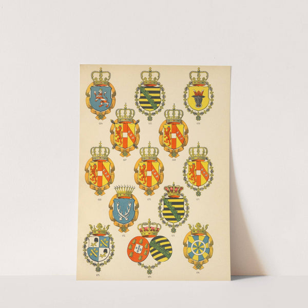 Die Ritter des Koniglich Preussichen Hohen Ordens Pl.54 (1881) by W. Moeser