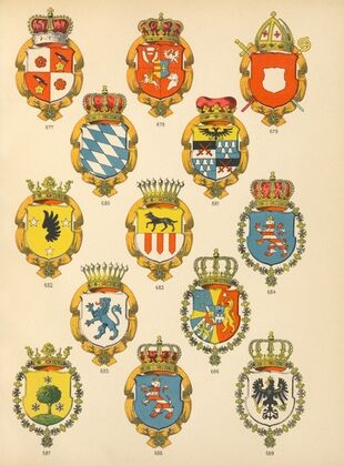 Die Ritter des Koniglich Preussichen Hohen Ordens Pl.55 (1881)