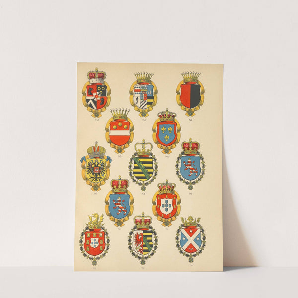 Die Ritter des Koniglich Preussichen Hohen Ordens Pl.60 (1881) by W. Moeser