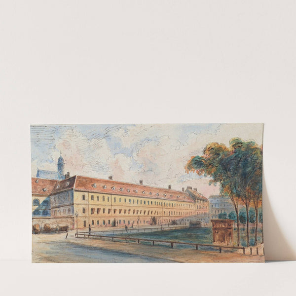 Die Salzgries-Kaserne by Emil Hütter