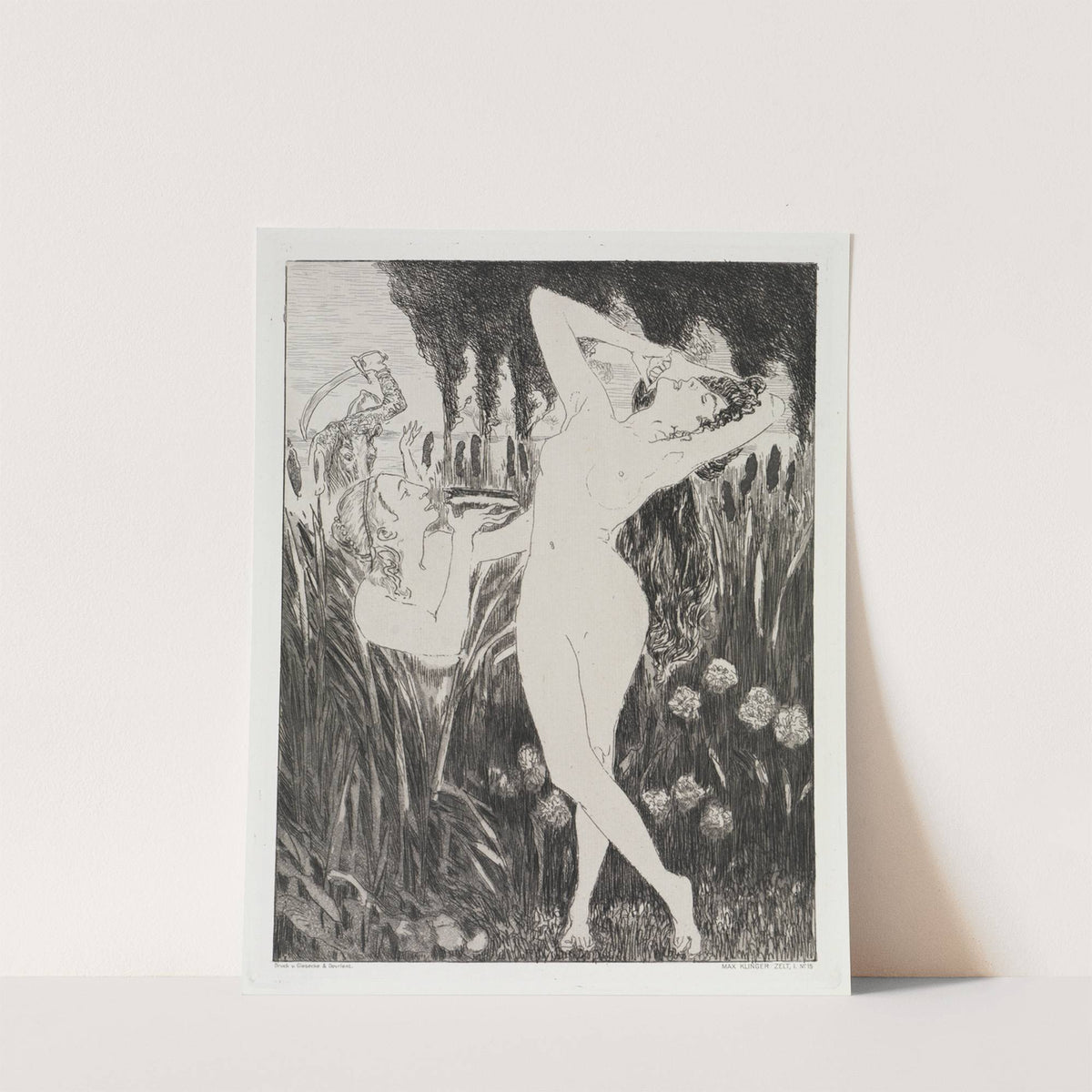 Die Schale (Zelt, Opus XIV, 1. Teil, Nr. 15) (1915) by Max Klinger