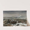 Die Schlacht bei Oeversee am 6. Februar 1864 by Fritz L&#039; Allemand